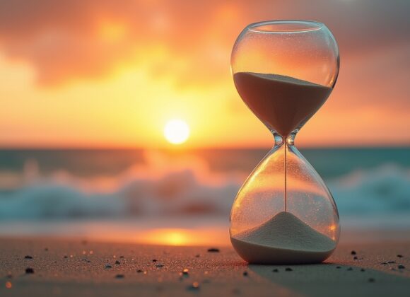 Sonhar com um Relógio de Areia Brilhante: O Que Revela?
