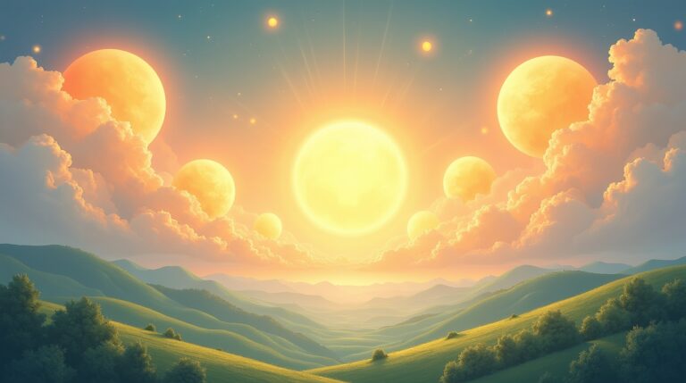 Sonhar com um Sol que Se Multiplica: Descubra o Significado