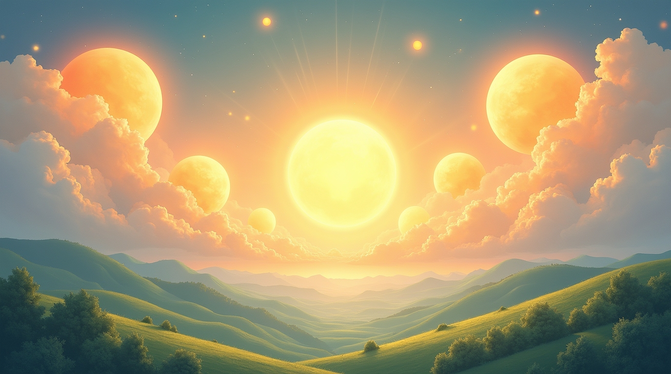 Sonhar com um Sol que Se Multiplica: Descubra o Significado