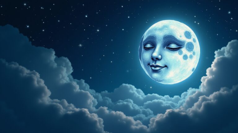 Sonho com Rosto Desenhado na Lua: Descubra Seu Significado