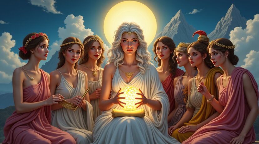 Mnemósine e a Criação das Musas na Mitologia Grega: Descubra o Mito
