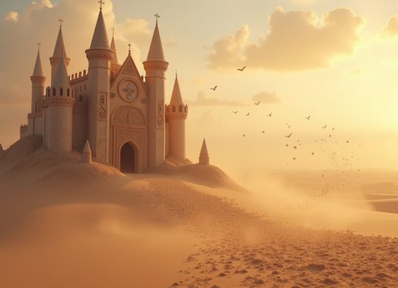 Significado de Sonhar com um Castelo que se Transforma em Areia ao Amanhecer