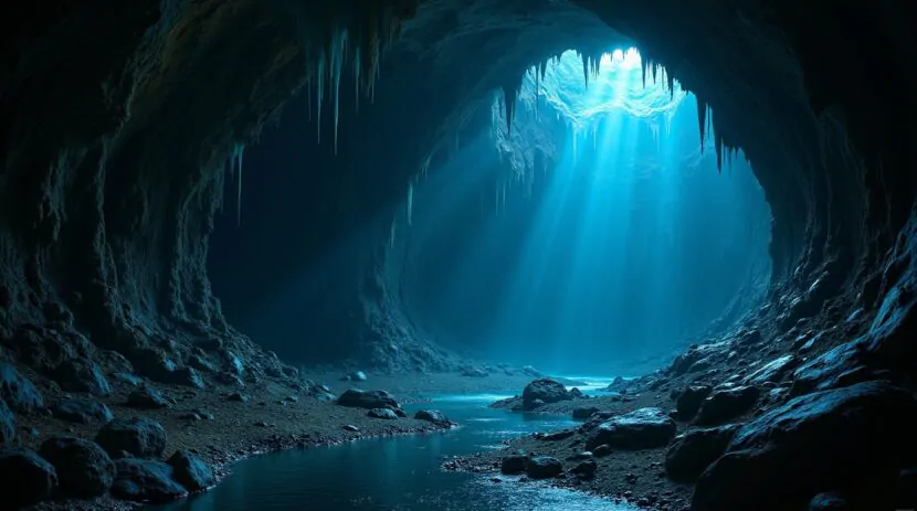 Sonhar com Caverna que Brilha no Escuro: Descubra Significados e Reflexões