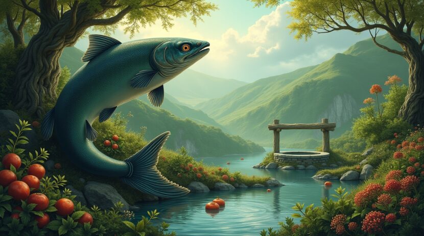 A Lenda do Salmão da Sabedoria na Mitologia Celta: Descubra seus Segredos