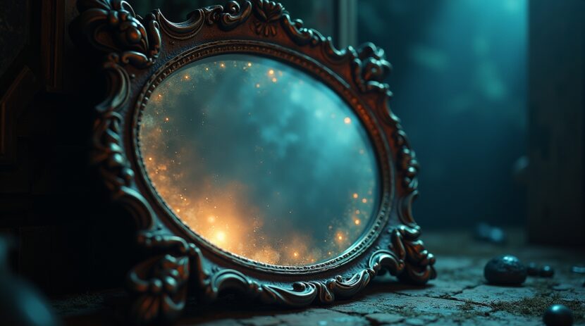 Sonhar com espelho que reflete luzes e sombras: Descubra significados reveladores