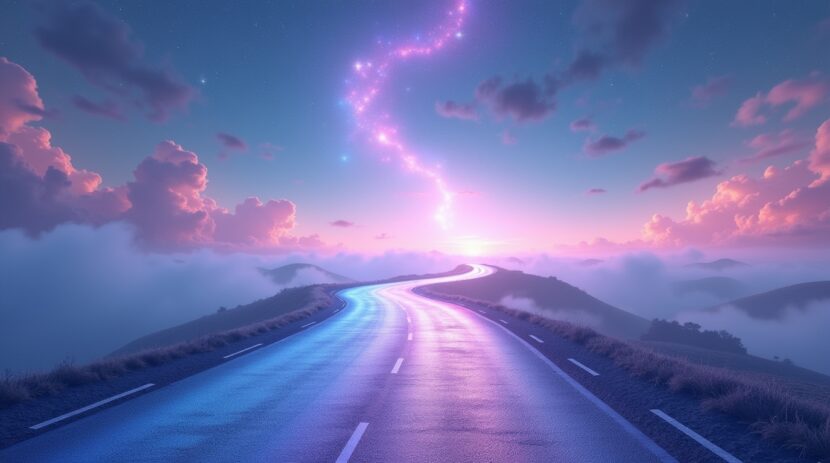 Sonhar com Estrada que Leva a Infinitos Futuros Possíveis: Descubra Significados e Interpretações