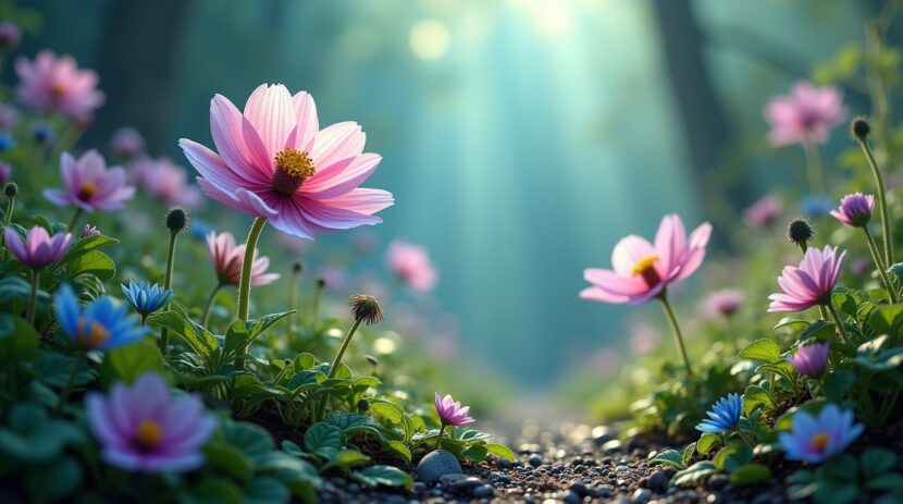 Sonhar com Jardim Onde Flores Crescem para o Lado: O Que Revela?