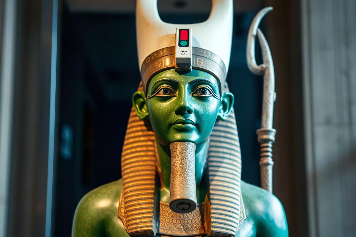 Estátua de Osíris, deus da morte e ressurreição na Mitologia Egípcia