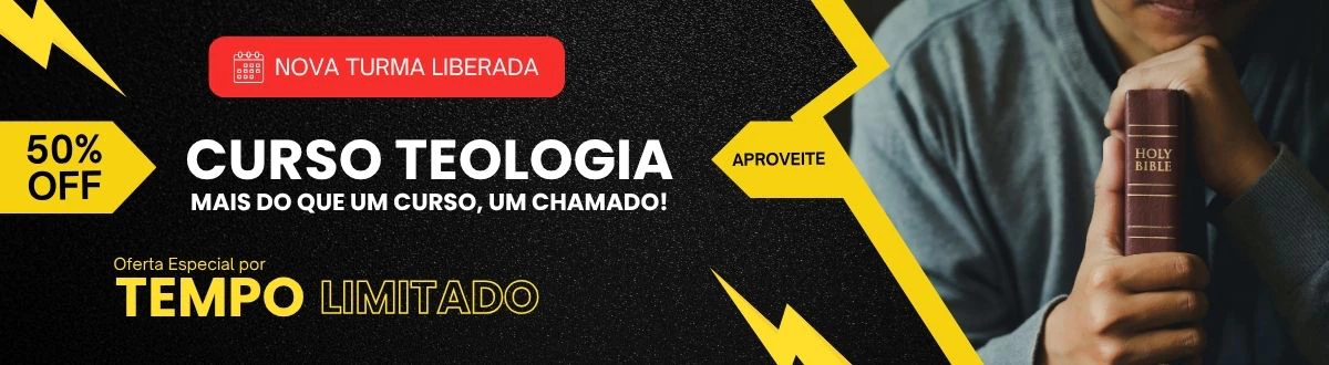 Curso Teologia - Mais do Que um Curso, Um Chamado!