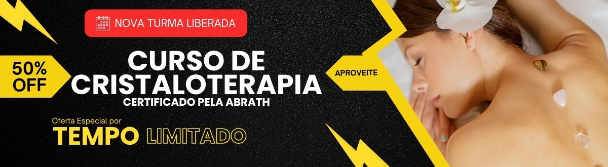 Curso de Cristaloterapia Certificado pela ABRATH