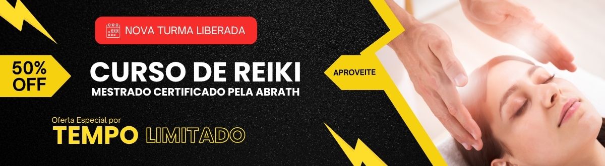Curso de Reiki do Nivel 1 ao Mestrado Certificado pela ABRATH