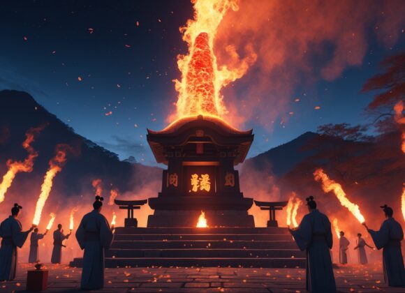 Fogo Sagrado Mitologia Japonesa: Lendas e Rituais