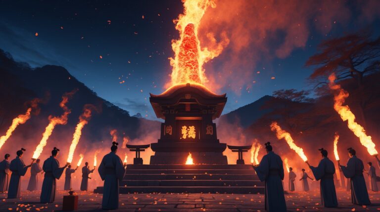 Fogo Sagrado Mitologia Japonesa: Lendas e Rituais