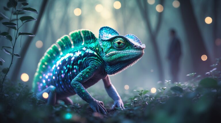 Nas Cores do Invisível: O Enigma de Sonhar com Camaleão Sonhar com Camaleão: Descubra o Enigma das Cores
