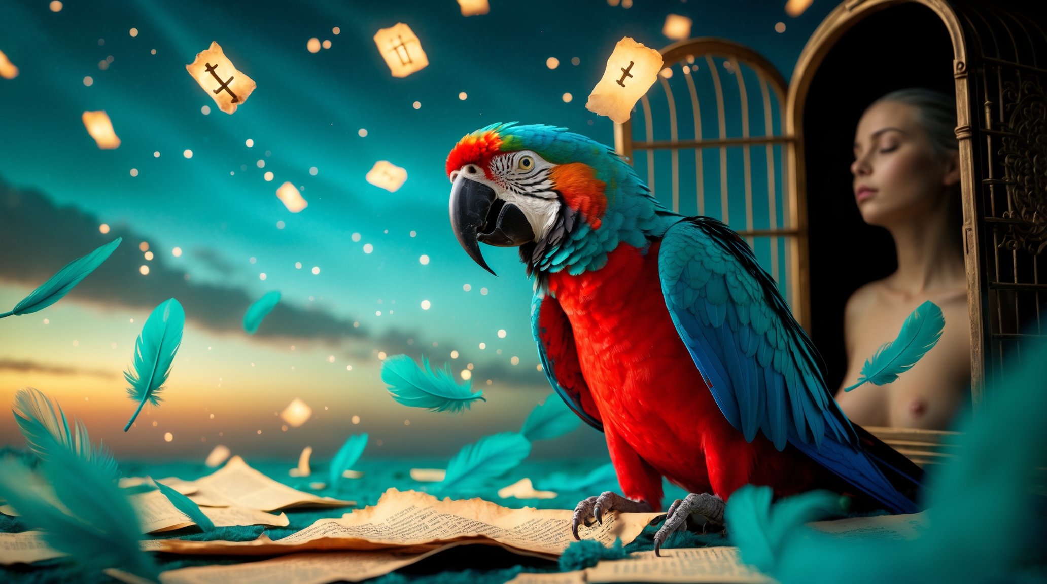 O Mistério das Plumas: Desvendando o Significado de Sonhar com Papagaio Sonhar com Papagaio: Descubra o Significado e Sinais