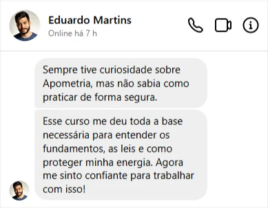 Curso de Apometria (WebHoje)