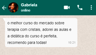 Curso de Cristaloterapia (WebHoje)