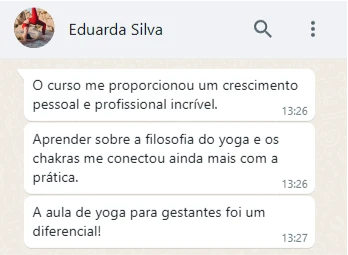 Curso de Yoga para Instrutores (WebHoje)