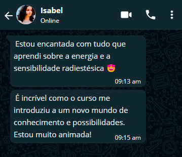 Curso de Radiestesia (WebHoje)