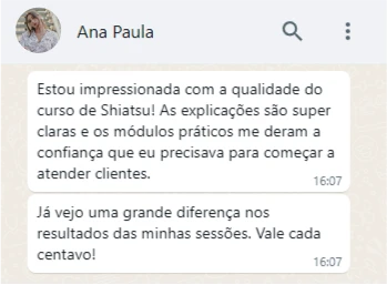 Curso de Shiatsu (WebHoje)