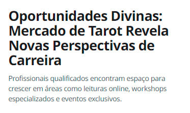 Curso de Tarot (WebHoje)