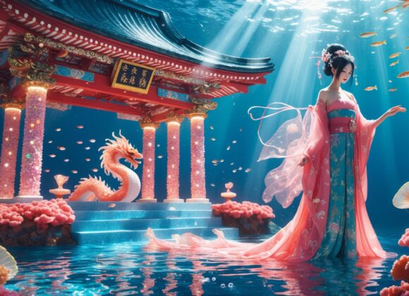 Ryugu-jo na Mitologia Japonesa: Segredos do Palácio Submarino do Deus Dragão Mitologia Japonesa Ryugu-jo: Segredos do Palácio Submarino