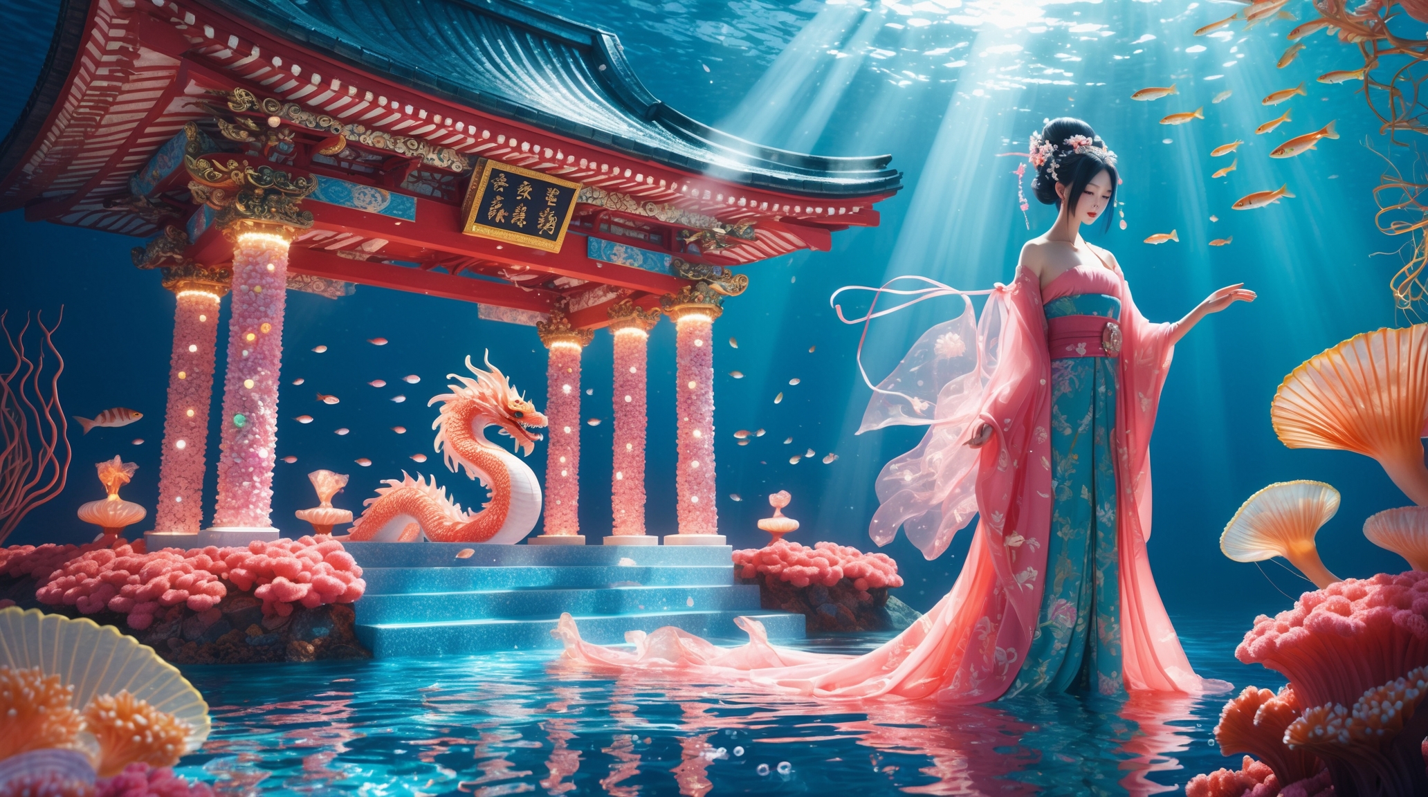 Ryugu-jo na Mitologia Japonesa: Segredos do Palácio Submarino do Deus Dragão Mitologia Japonesa Ryugu-jo: Segredos do Palácio Submarino