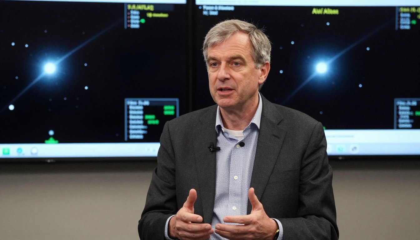 Professor Avi Loeb discutindo teorias sobre o cometa 3I/ATLAS