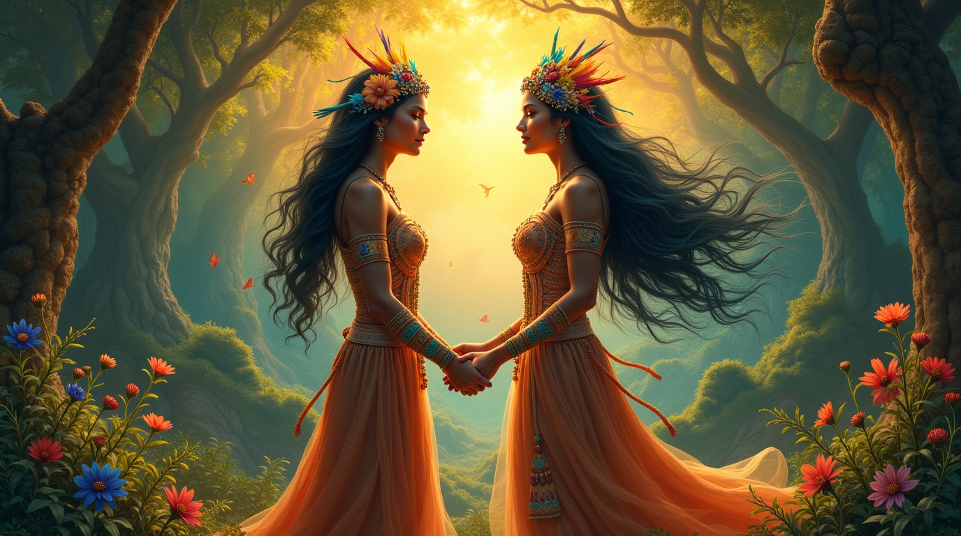 Almas gêmeas mitológicas nas mitologias das Américas: lendas e reencarnação nos mitos indígenas