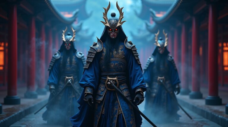 Cavaleiros das Sombras na mitologia chinesa: figuras místicas do teatro de sombras revelando suas origens