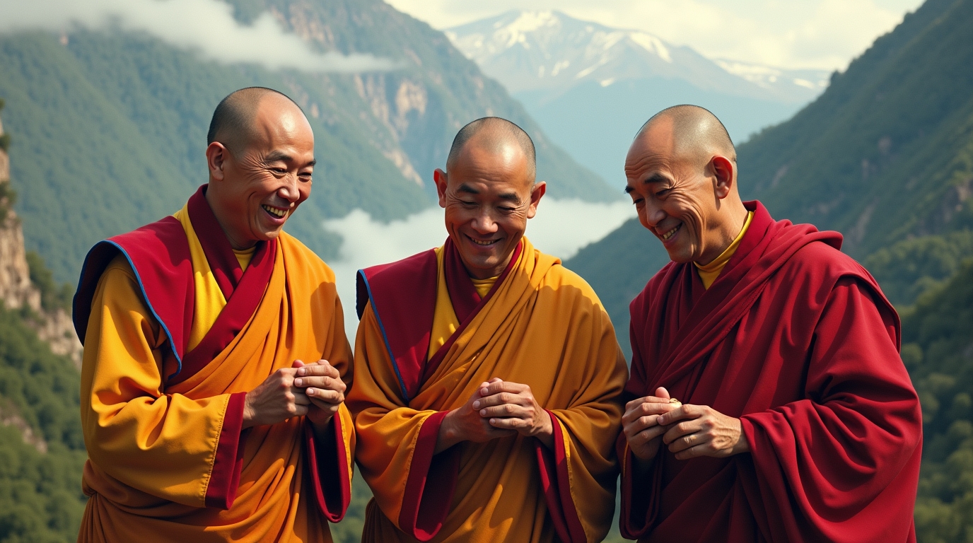 Contos dos monges profetas na mitologia tibetana mostrando lendas e tradições espirituais