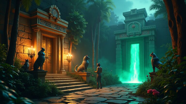 Passagem da alma na mitologia maia: jornada ao Xibalba com deuses e criaturas míticas