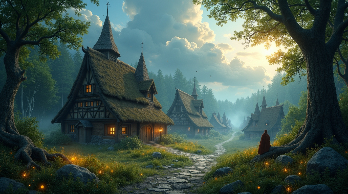 Povoados encantados na mitologia eslava: espíritos e lendas Povoados encantados na mitologia eslava com espíritos e lendas de aldeias mágicas