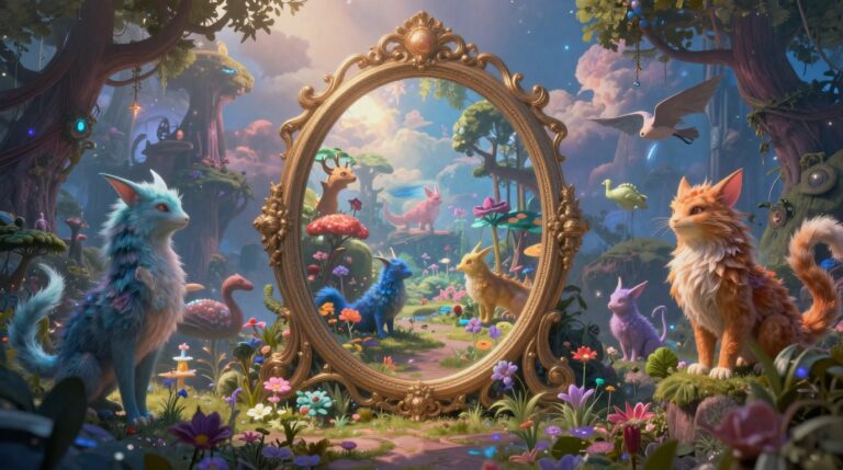 Sonhar com espelho que mostra outro mundo: portais da alma Sonhar com espelho que mostra outro mundo: reflexo de uma realidade alternativa e mágica