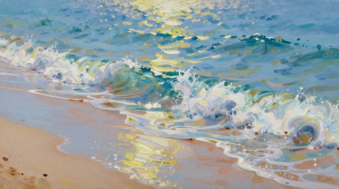 Sonhar com um mar que dança com o vento no nicho sonhos Sonhar com um mar que dança com o vento: visão tranquilizadora da natureza refletindo emoções