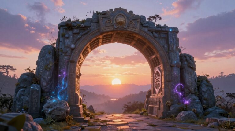 Sonhar com portal que se fecha ao amanhecer - interpretação Sonhar com portal que se fecha ao amanhecer, representação mágica de portais e sonhos