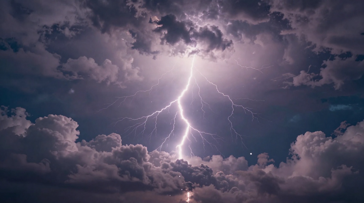 Sonhar com trovão que parte as nuvens em sonhos - revelação Sonhar com trovão que parte as nuvens em sonhos, simbolizando revelação e transformação