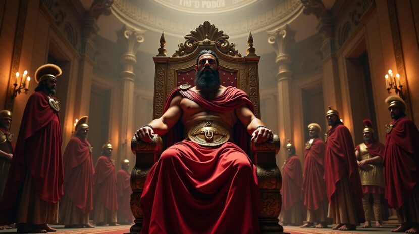 Tíndaro na mitologia grega: rei, pai e enigma espartano Tíndaro na mitologia grega: rei de Esparta em seu trono, com símbolos da história espartana