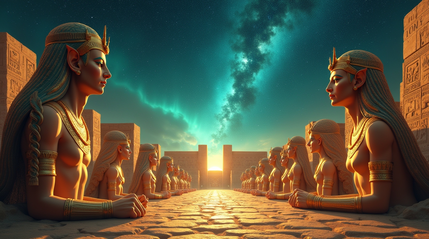 Divindades protetoras de cidades na mitologia mesopotâmica com Enki e Inanna em destaque