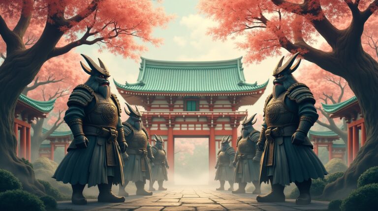 Espíritos guardiões na mitologia japonesa: os Shitenno e Komainu como protetores sagrados do Japão