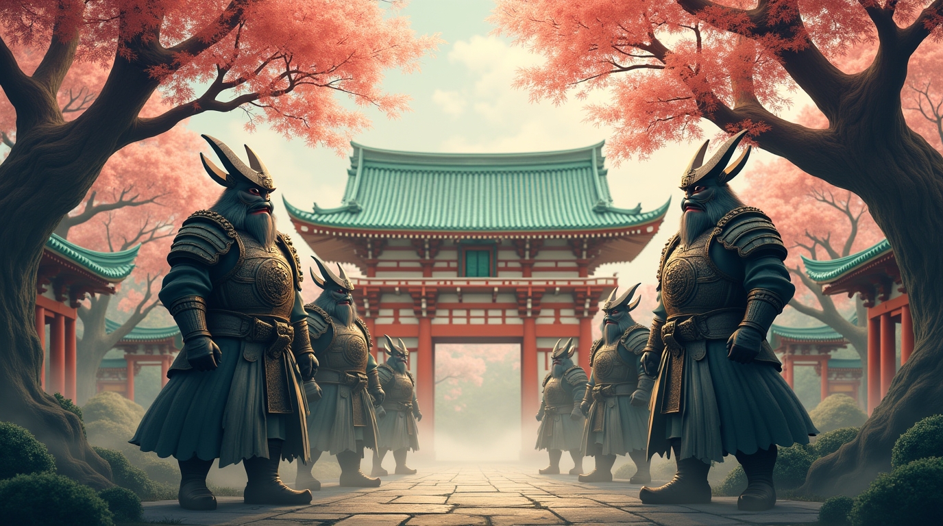 Espíritos guardiões na mitologia japonesa: os Shitenno e Komainu como protetores sagrados do Japão