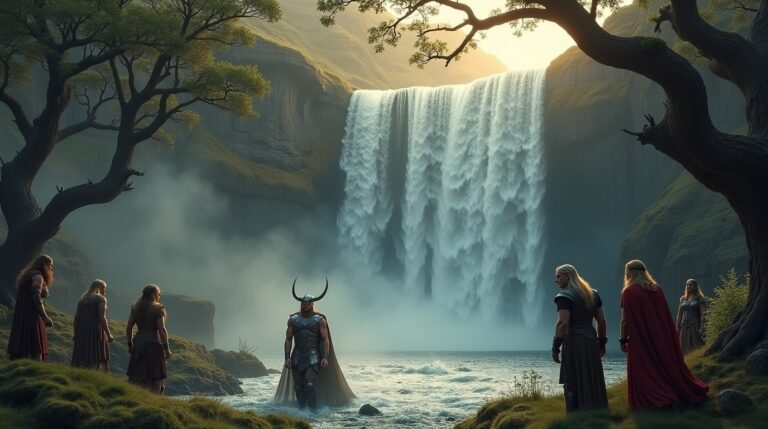 Fránangrsfoss na mitologia nórdica: a queda d’água onde Loki foi capturado por deuses