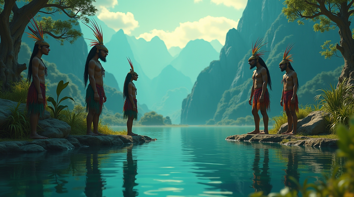 Mitologia Uru: Deidades ancestrais à beira do lago sagrado das águas