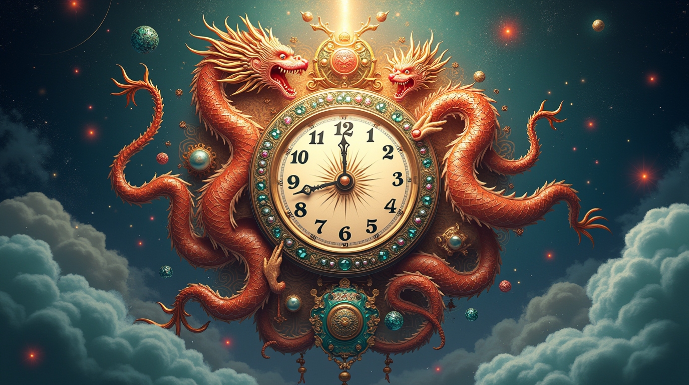 Relógio celestial na mitologia chinesa: simbolismo e deuses em cena mágica