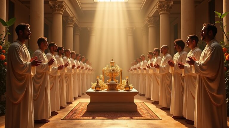 O uso de incensos e perfumes nos rituais da mitologia romana em altar sagrado