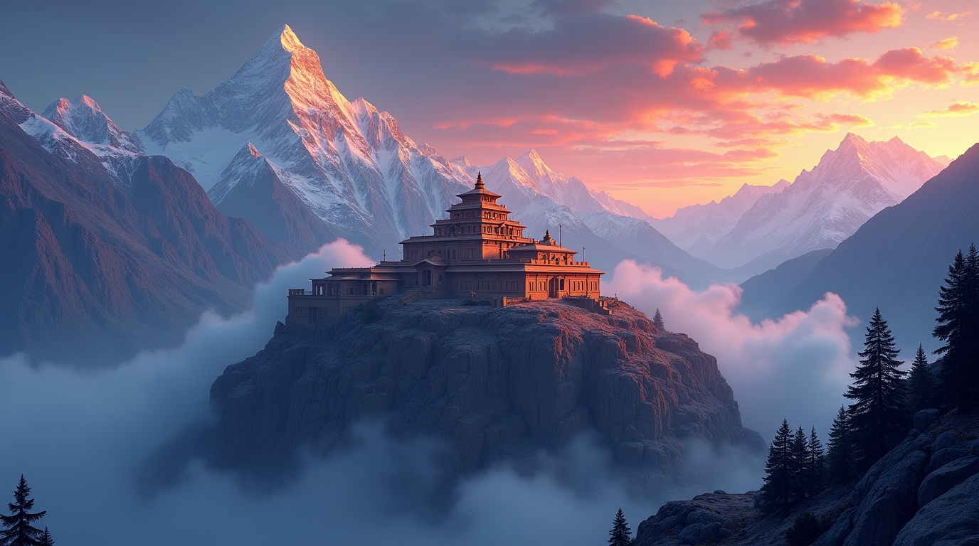 Kedarnath na mitologia hindu: templo sagrado onde Shiva se escondeu nas montanhas himalaicas