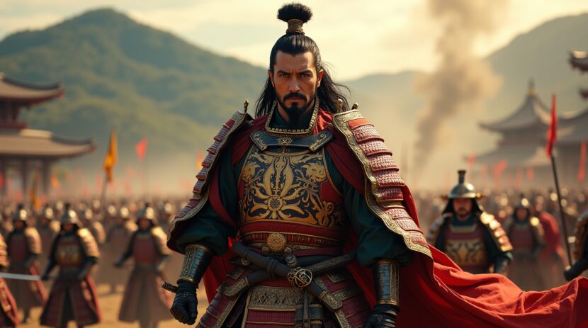 Oda Nobunaga daimyō unificação do Japão em batalha durante o período Sengoku